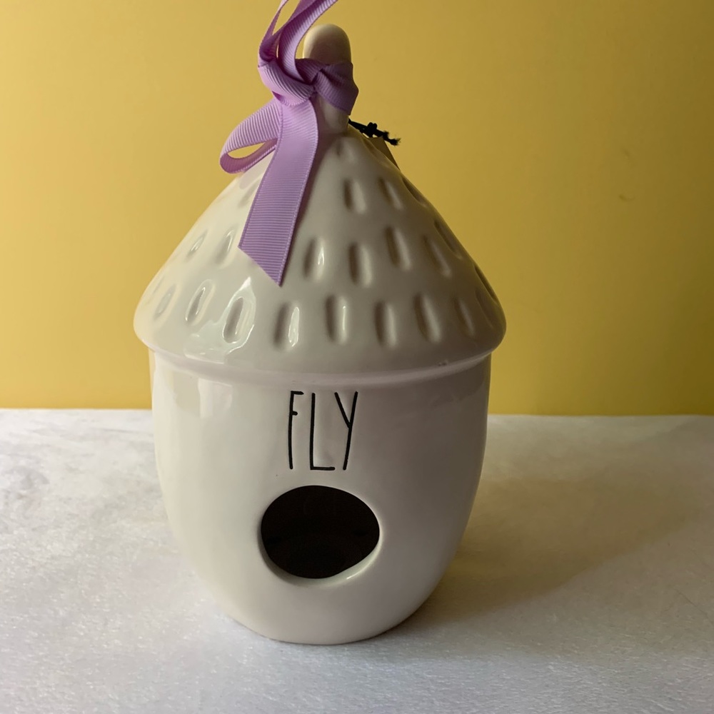 Rae Dunn Fly Acorn Birdhouse